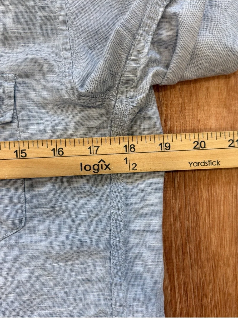 J. Crew Baird McNutt Irish Linen Shirt Slim Fit Mens Small Blue Button Down